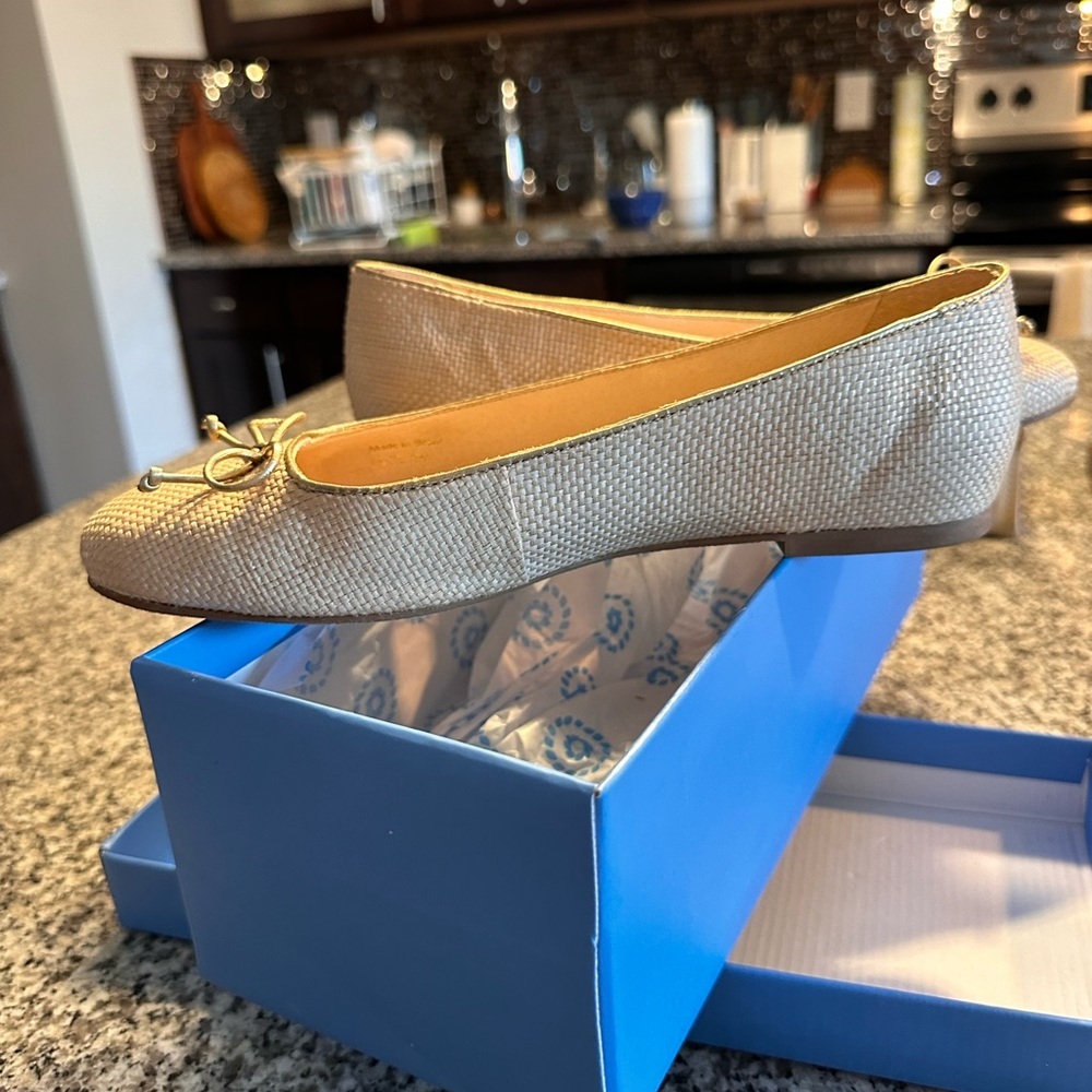 Jack Rogers Kenlyn Rattan Ballet 7.5 / NATURAL/PLATINUM - Picture 15 of 16